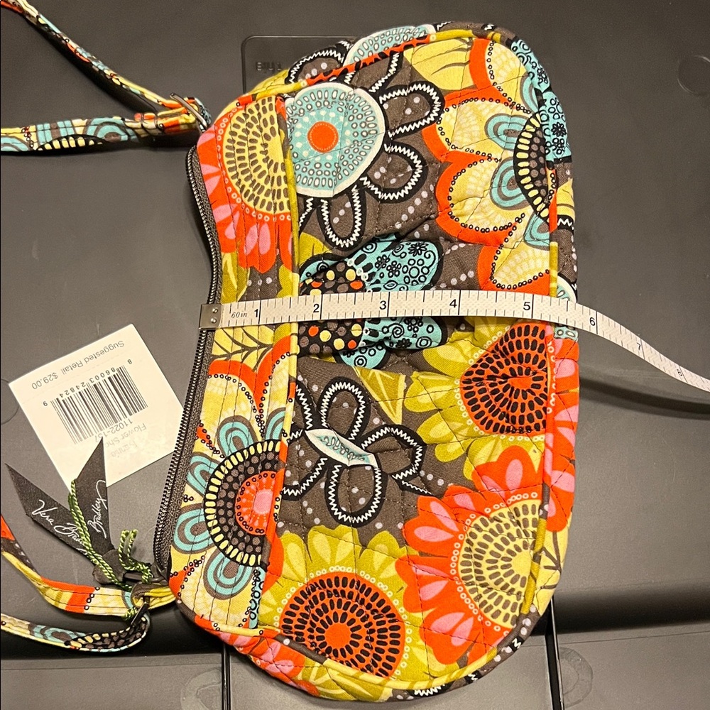 Vera Bradley Frannie Handbag in Flower Shower Print (NWT) - Picture 7 of 8